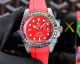 Replica Rolex Submariner Rubber Strap Black Face Rainbow Bezel Watch 40mm (6)_th.jpg